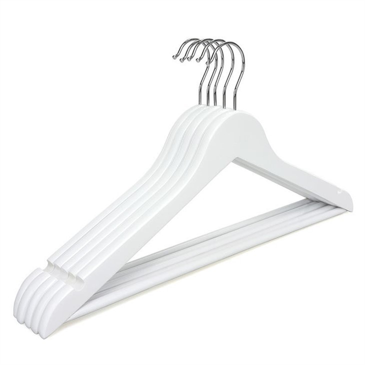 Factory Wholesale Perchas De Madera Household Adult Clothes Hangers Woods For Amazon Mail Package